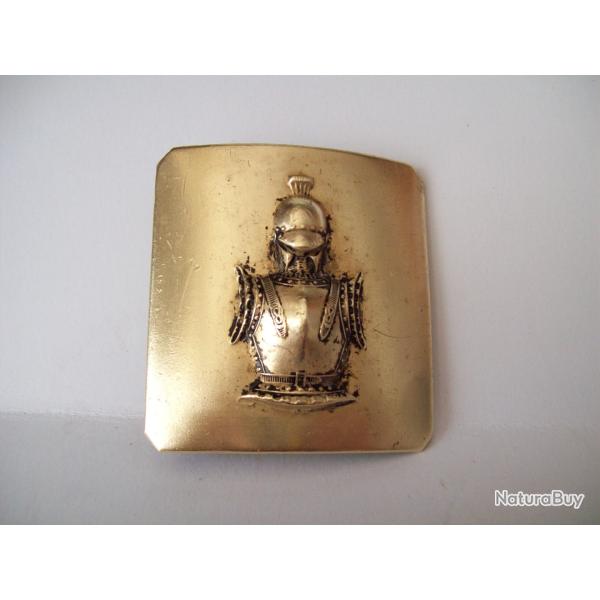 militaria boucle de ceinturon laiton troupes a pied g�nie 2�me empire 3�me r�publique