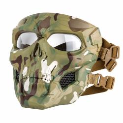 Masque tactique airsoft int&eacute;gral t&ecirc;te de mort 3 - Fibre de nylon