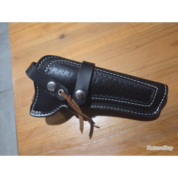 HOLSTER CUIR REMINGTON 1858 SHERIFF 5,5"