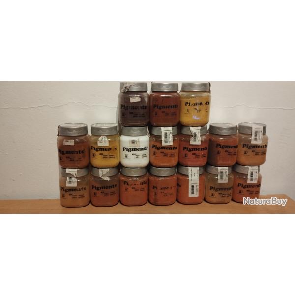 Pigments 17 pots lot bricolage outillage outils peinture
