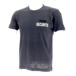 T shirt noir S&Eacute;CURIT&Eacute; PRIV&Eacute;E L