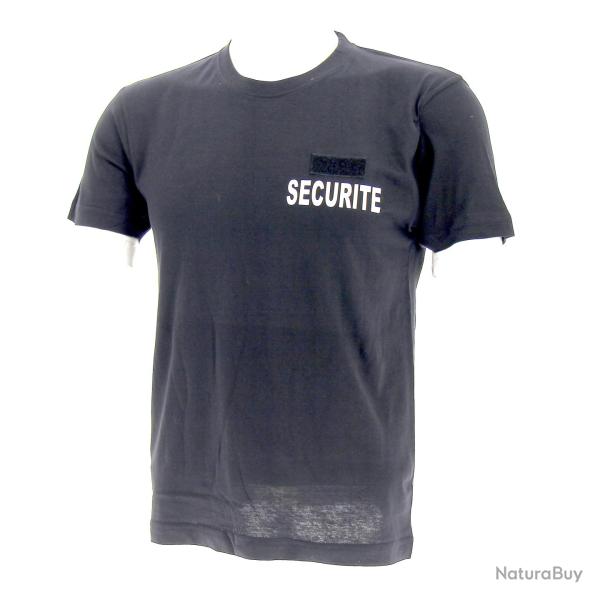 T shirt noir S�CURIT� PRIV�E 2 XL