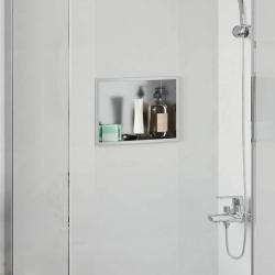 Niche de Douche Argent&eacute; 30 x 20 x 9,5 cm Acier inoxydable
