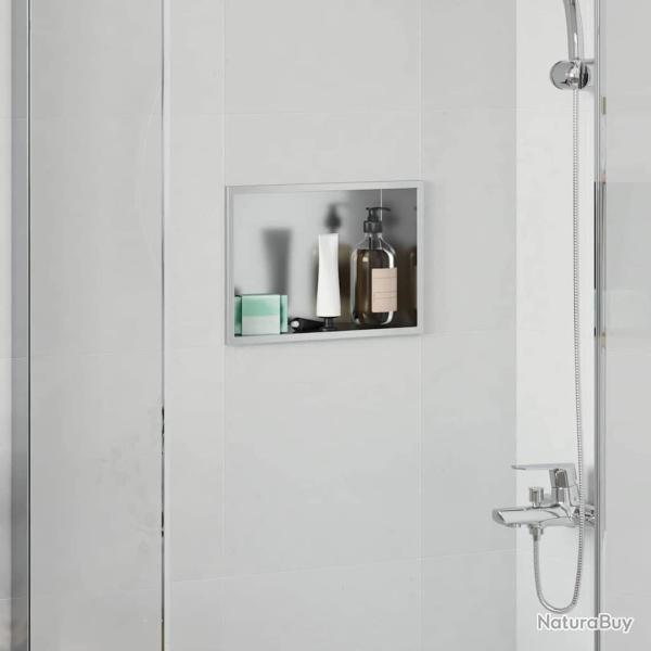 Niche de Douche Argent� 30 x 20 x 9,5 cm Acier inoxydable
