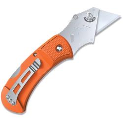 Couteau Outdoor Edge BOA Box Opening Assistant Lame Acier 420J2 Manche Nylon Orange Clip OEBOB10C