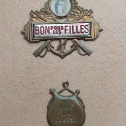 BROCHE CONSIL DE REVISION CONSCRIT BON POUR LES FILLES BIDON VIVE LA CLASSE