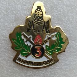 PINS ARMEE FRANCAISE 3eme REGIMENT DE GENIE