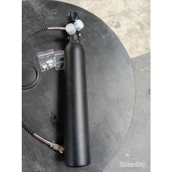 Bouteille de remplissage 300bar 0.5l pour carabine pcp paintball hpa airsoft