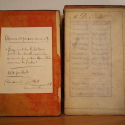 Le Gulistan de Saadi - Manuscrit de po&eacute;sie Persane