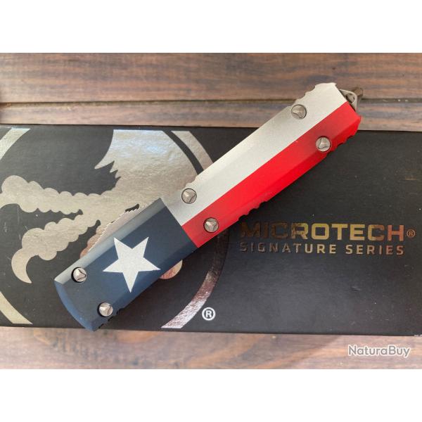 Couteau MICROTECH "TEXAS BLADE SHOW 2023" ULTRA TECH T/E APOCALYTIC FULL SERATED