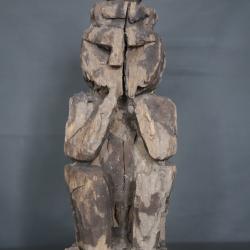 Statuette antropomorphe de gardien protecteur - Himalaya, Ouest du N&eacute;pal (2)