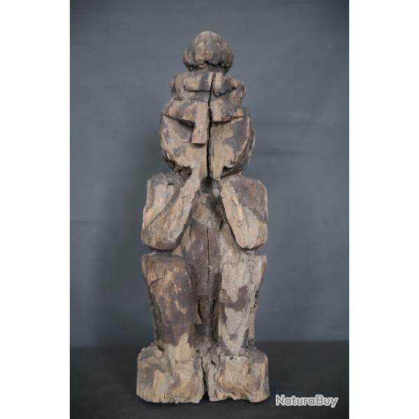 Statuette antropomorphe de gardien protecteur - Himalaya, Ouest du N�pal (2)