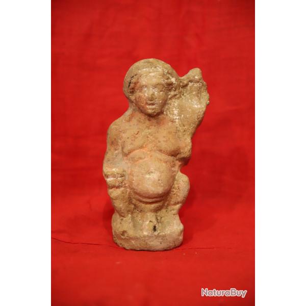 Repr�sentation de Sil�ne en terre cuite - Gr�ce, p�riode hell�nistique (4�me-1er si�cle av J.C.)