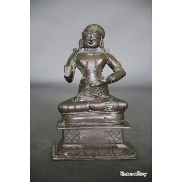 Repr�sentation en bronze de Vedanta Desika - Inde M�ridionale, 17�me-18�me si�cle