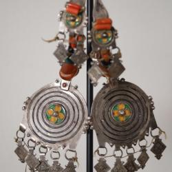 Bijoux Berb&egrave;res, parure temporale Marocaine - Sud du Maroc, 19&egrave;me d&eacute;but 20&egrave;me si&egrave;cle