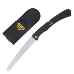 Couteau Outdoor Edge Flip n Saw Lame Acier 8Cr13MoV Manche TPR Noir Lockback OEFW70