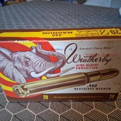 Bo&icirc;te de cartouches 460 WEATHERBY MAGNUM