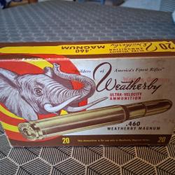 Bo&icirc;te de cartouches 460 WEATHERBY MAGNUM