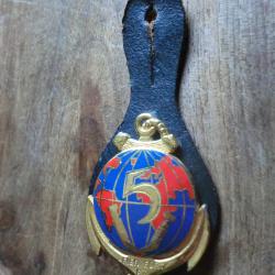 insigne 5&deg; r&eacute;giment inter armes  d'outre mer  / guymo paris