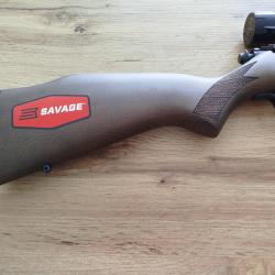Carabine savave Stevens 300 bois calibre 22 LR plus lunette Simmons  4x32 plus silencieux son
