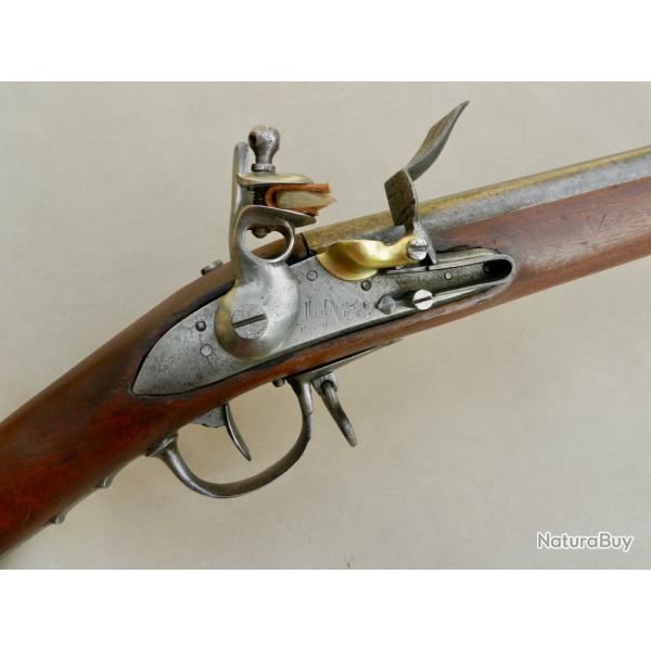 Rare et authentique fusil r�glementaire fran�ais � silex Mle 1777
