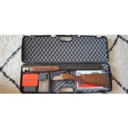 fusil superpos&eacute; (over-and-under) Bettinsoli calibre 12 + Graisse blanche sp&eacute;ciale chokes