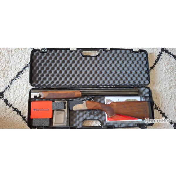 fusil superpos� (over-and-under) Bettinsoli calibre 12 + Graisse blanche sp�ciale chokes