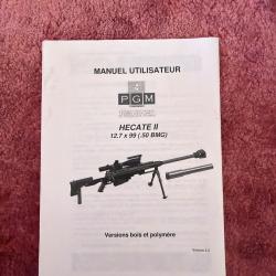 Manuel utilisateur H&eacute;cate II . Version originale.