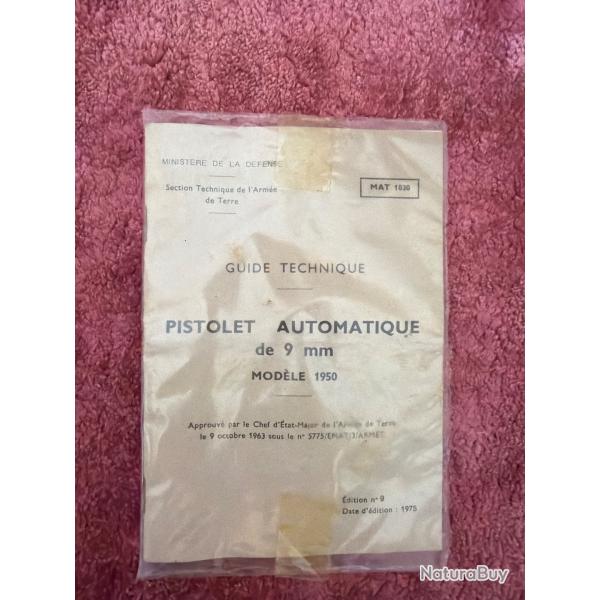 Guide technique PA Mac50 . Mat 1030 . Version originale. �dition 1975 .