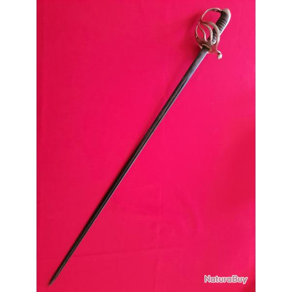 SABRE OFFICIER INFANTERIE Mle 1882 Manufacture d'Armes de Ch�tellerault Avril 1916