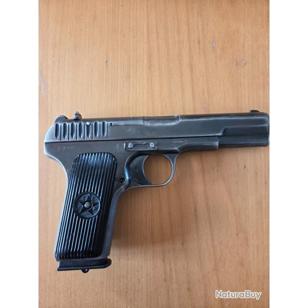 Pistolet Tokarev TT30 monomatricule avec holster d'origine. Ench�re 1�