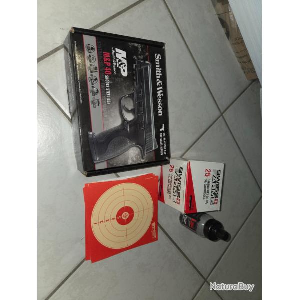 pistolet pistolet � plombs smith&wesson (M&P 40) CO2