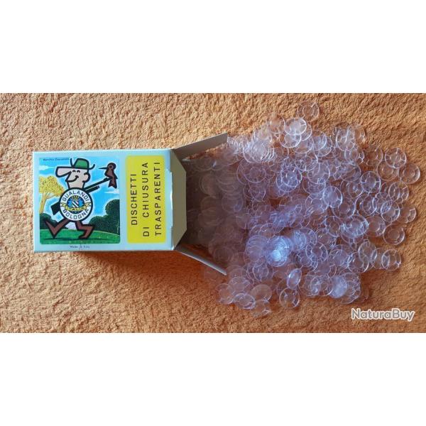 250 rondelles transparente cal 12 �p 2 mm .