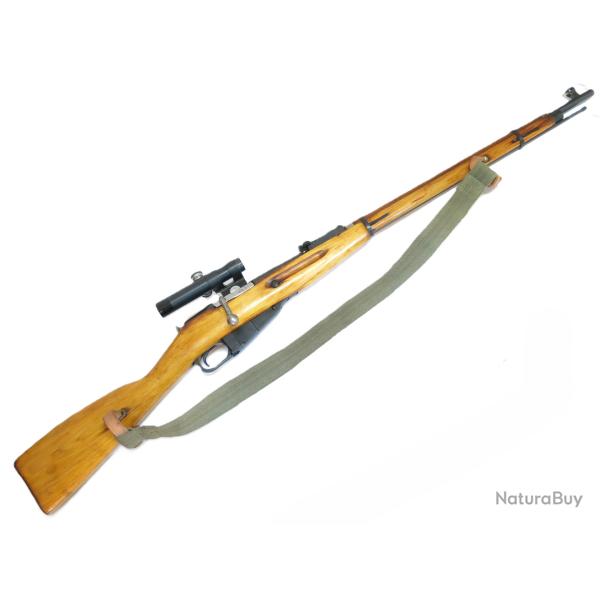 Fusil Mosin Nagant 91/30 de  1944  sniper lunette PU  numero 4410521 calibre 7.62 x 54