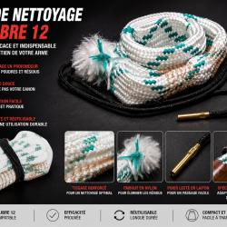 Kit de nettoyage pour fusil - Calibre 12