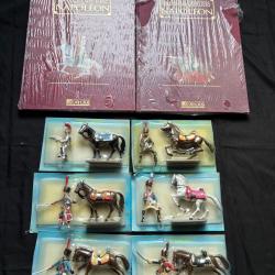 Lot de figurines soldats de plombs Starlux - Glorieux Cavaliers de Napol&eacute;on 1er