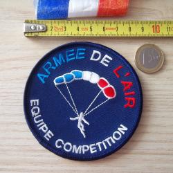&eacute;cusson militaire arm&eacute;e air &eacute;quipe comp&eacute;tition parachutiste