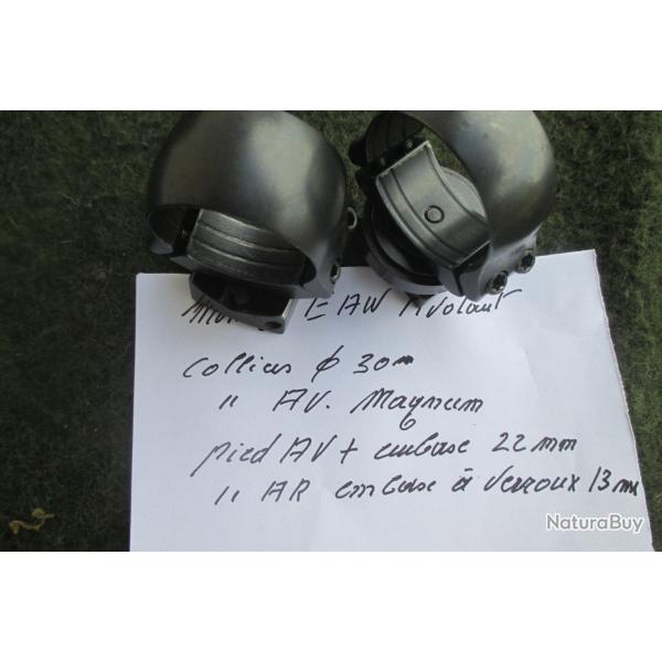 Vends montage pivotant AEW colliers 30 mm,pied Ar  a verroux