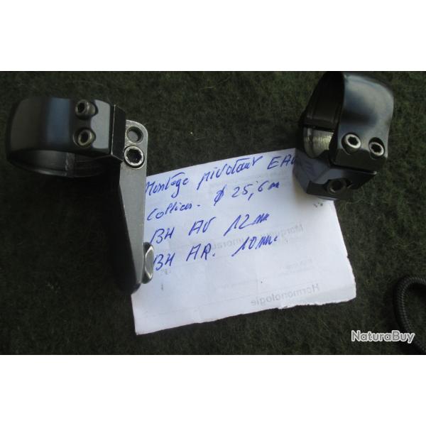 montage pivotant EAW  colliers 25,6mm