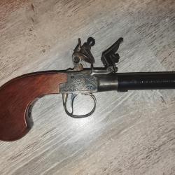 PISTOLET A SILEX LAFAYETTE PALMETTO CALIBRE 41