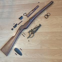 Rare ensemble de crosse pour mousqueton de cavalerie Mle1890  MA   S 1891