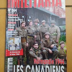 REVUE MILITARIA 364 DAGUES NORMANDIE 1944 LES CANADIENS AIRBORNE GLIDERS PLAQUETTE 1914-1918