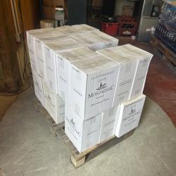 Palette Vin Sauvignon Blanc IGP Oc 2017 Vignoble Montagnac - 1� - Sans Prix R&eacute;serve - 132 Bouteilles