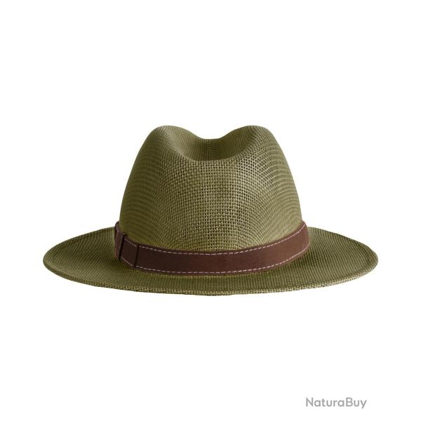 Chapeau de paille (Couleur: Olive fonc�, Taille: 57)