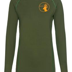 T shirt manches longues Anti-Tiques (Couleur: Oliv, Taille: M)