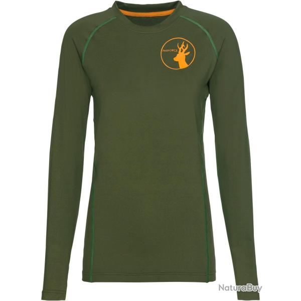 T shirt manches longues Anti-Tiques (Couleur: Oliv, Taille: XL)