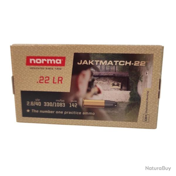 Norma 22LR Jaktmatch LRN 2.6g 40gr x50 (Calibre: .22lr)
