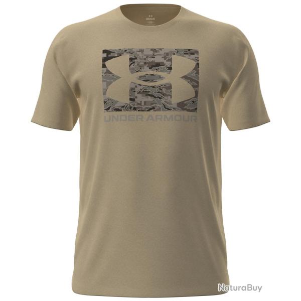 T-Shirt ABC Camo Boxed Logo (Couleur: Field Khaki/Timberwolf Taupe, Taille: XL)
