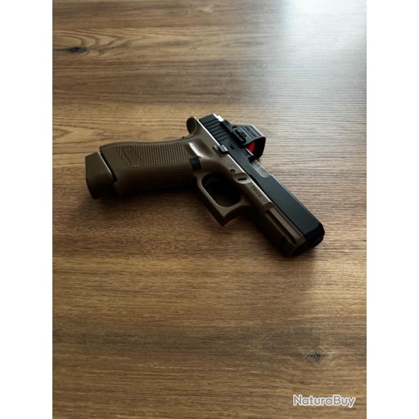 Glock 19x custom ��French Army�� culasse usin�e  + holosun 407C X3 GR - 9x19mm para