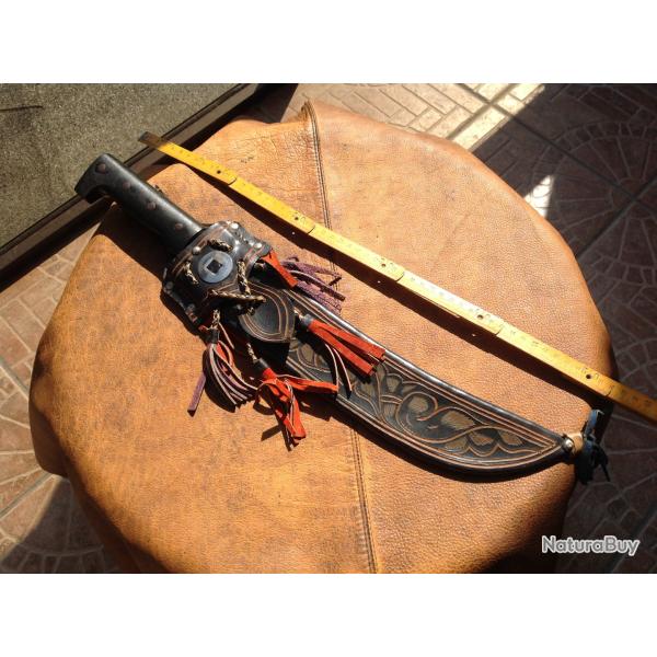 Machette "coupe-coupe" fabriqu�e au Guatemala.